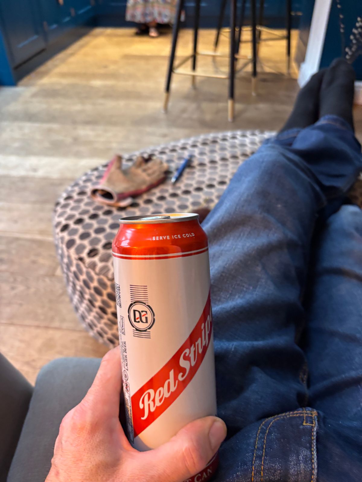 A relaxed break during a fit-out at a local venue